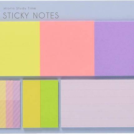 Sun-Star Stationery Sticky Notes Set Miorin Study Time Pattern B S2834634