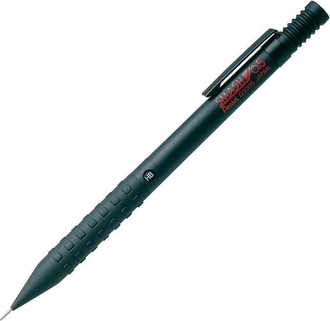 Pentel Mechanical Pencil Smash 0.5mm XQ1005-1N Black Packaged