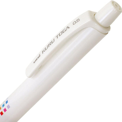 uni Mitsubishi Pencil Mechanical Pencil, Kuru Toga Standard Model, 0.5mm, White, M5-450C 1P, M5450C1P.WH