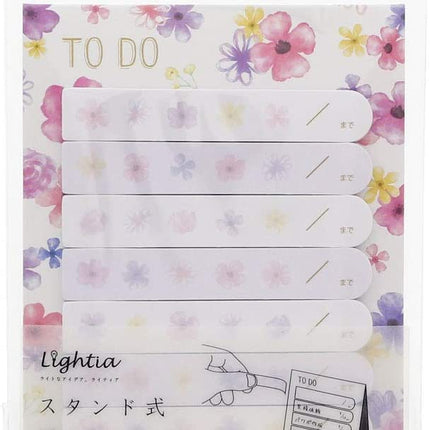 Sun-Star Stationery ToDo Sticky Notes Stand Type Lightia Happy Fleur Bouquet S2824116
