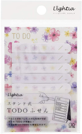 Sun-Star Stationery ToDo Sticky Notes Stand Type Lightia Happy Fleur Bouquet S2824116