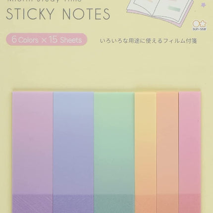 Sun-Star Stationery Sticky Notes Miorin Study Time Pattern C S2834685