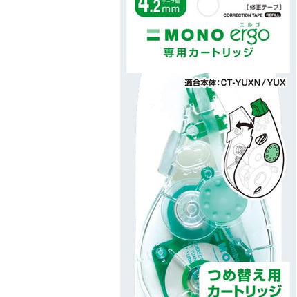 Tombow, Correction Tape, MONO ergo Refill Cartridge YURN4, 4.2mm, CT-YURN4