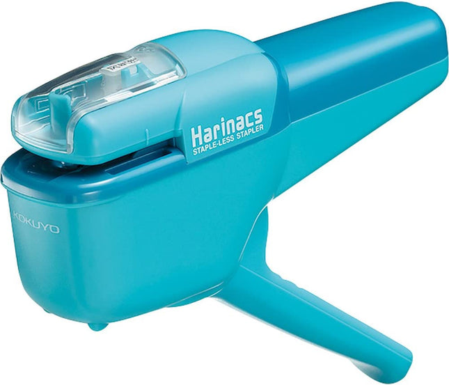 KOKUYO Stapleless Stapler Harinacs Handy 10 Sheet Capacity Blue SLN-MSH110LB