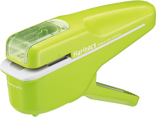 KOKUYO Stapleless Stapler Harinacs Handy 8 Sheet Capacity Green SLN-MSH108G