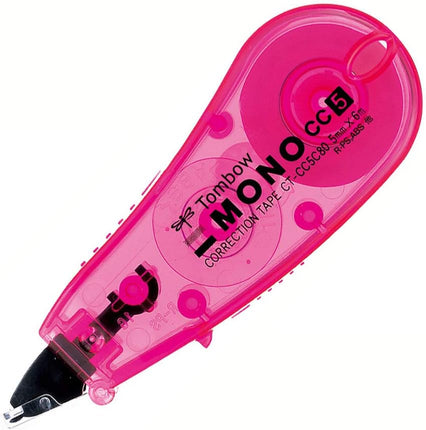 Tombow, Correction Tape, MONO CC, CC5, Pink, 5mm, CT-CC5C80