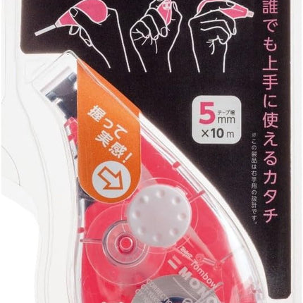 Tombow, Correction Tape, MONO ergo, 5C81, Pink, CT-YUX5C81