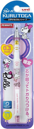 uni Mitsubishi Pencil Mechanical Pencil, Kuru Toga, Limited Pattern, 0.3mm, Belle Pink, M3650BL1P.BP