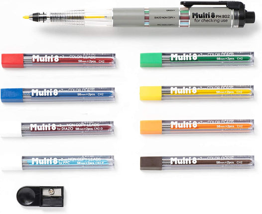 Pentel Multi 8 Set PH802ST Refill Lead 8 Colors Set