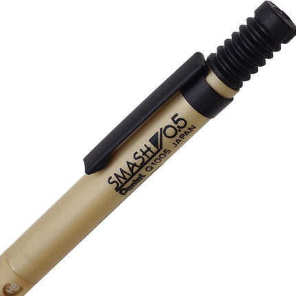 Pentel Mechanical Pencil Smash 0.5mm Q1005-XKS Champagne Gold Limited Color