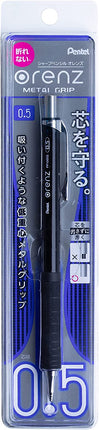 Pentel Mechanical Pencil Orenz Metal Grip 05 XPP1005G2-A Black