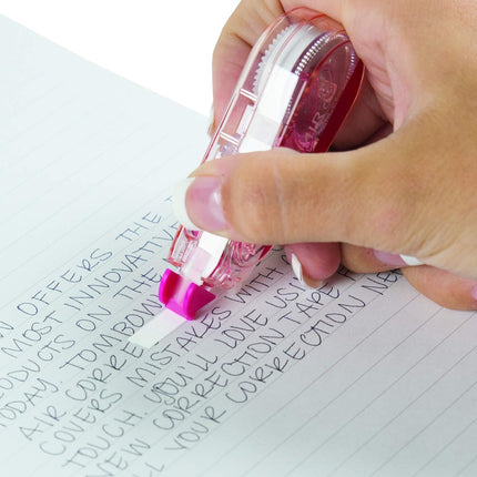 Tombow, Correction Tape, MONO AIR, AIR6C80 Pink, 6mm, CT-CA6C80