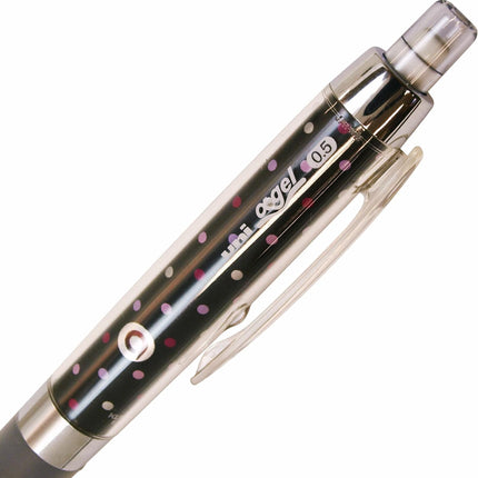 uni Mitsubishi Pencil Mechanical Pencil, uni ?-gel Kuru Toga, 0.5mm, Black Dot, M5-858GG 1P, M5858GG1PBD
