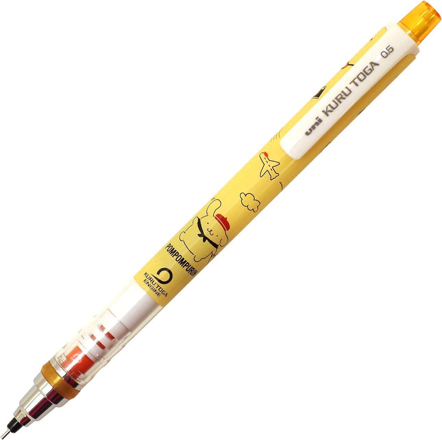uni Mitsubishi Pencil Mechanical Pencil, Kuru Toga Standard Model Limited Edition, Sanrio Pompompurin, PM Travel, M5-650SR 1P, M5650SR1P.PMT