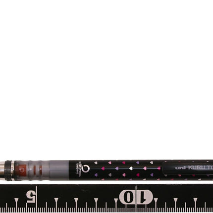 uni Mitsubishi Pencil Mechanical Pencil, Kuru Toga Standard Type Limited Edition, 0.5mm, Black Heart, M5-450 1P, M54501P.BH