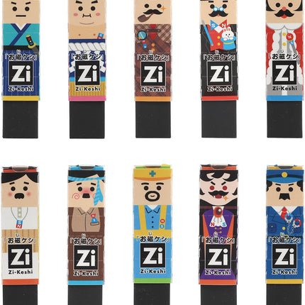 KUTSUWA HiLiNE Eraser Zi-Keshi Oji-Keshi 10 Pieces RE043-10P