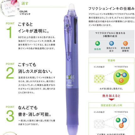 PILOT FriXion Ball 3 038 Lavender P-LKFB-60UF-LA