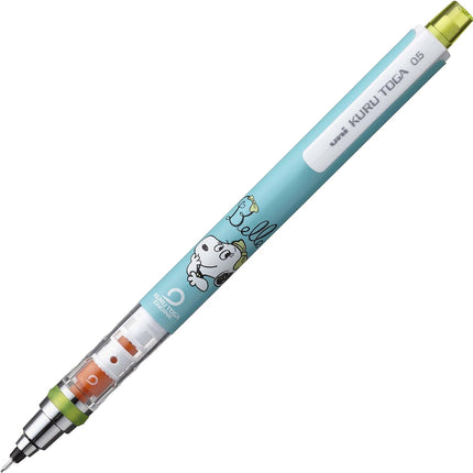 uni Mitsubishi Pencil Mechanical Pencil, Kuru Toga Standard Model, Snoopy, 0.5mm, Bell Green, M5-650PN 1P, M5650PN1P.BLG