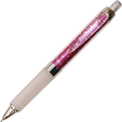uni Mitsubishi Pencil Mechanical Pencil, uni ?-gel Kuru Toga, 0.5mm, Pink Heart, M5-858GG 1P, M5858GG1PPH