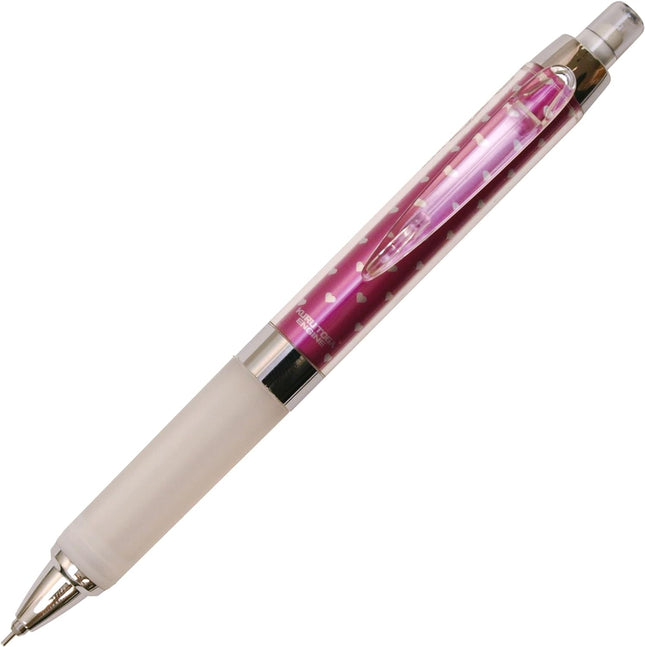 uni Mitsubishi Pencil Mechanical Pencil, uni ?-gel Kuru Toga, 0.5mm, Pink Heart, M5-858GG 1P, M5858GG1PPH