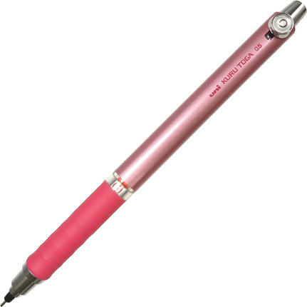 uni Mitsubishi Pencil Mechanical Pencil, Kuru Toga Rubber Grip, 0.5mm, Pink, M5-656 1P, M56561P.13