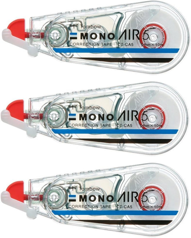 Tombow, Correction Tape, MONO AIR, AIR5, 5mm, Mono Color CT-CA5 3 Pieces, KPB-325