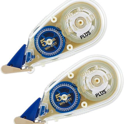 PLUS, Correction Tape, Whiper Petit, Cream Tape, 5mm, Blue, 2 Pieces Set, WH-815Y, 51-643