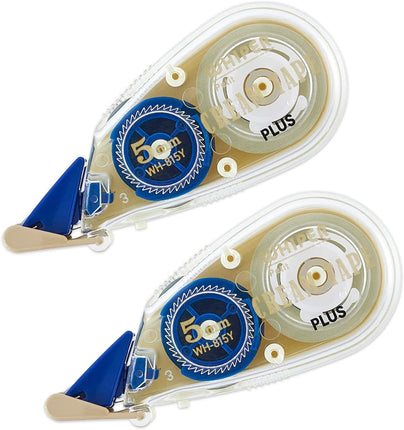 PLUS, Correction Tape, Whiper Petit, Cream Tape, 5mm, Blue, 2 Pieces Set, WH-815Y, 51-643