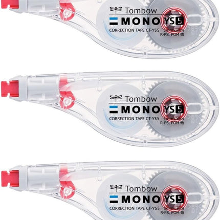 Tombow, Correction Tape, MONO YS, YS5, 5mm, CT-YS5 3 Pieces, KCA-326