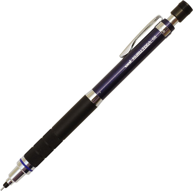 uni Mitsubishi Pencil Mechanical Pencil, Kuru Toga Roulette Model 10th Anniversary Limited Edition, 0.5mm, Deep Blue, H.M5-1017 1P, H.M510171P.DB