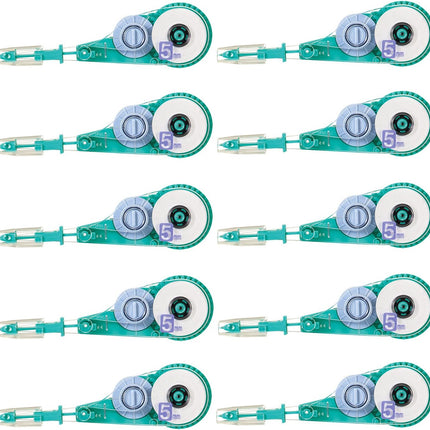 PLUS, Correction Tape, Whiper V Refill Tape, 5mm, Green, 10 Pieces, WH-105TR, 42-208