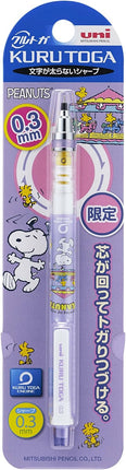 uni Mitsubishi Pencil Mechanical Pencil, Kuru Toga Standard Model, Snoopy, 0.3mm, S Dance, M3-650PN 1P, M3650PN1P.SD